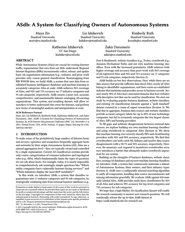ASdb research paper